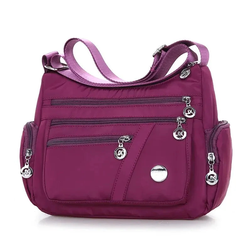 Women's Waterproof Nylon Crossbody Shoulder Bag