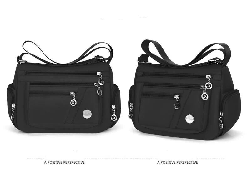 Women's Waterproof Nylon Crossbody Shoulder Bag