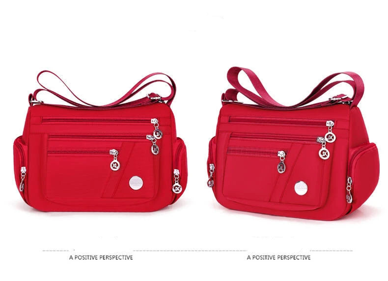 Women's Waterproof Nylon Crossbody Shoulder Bag