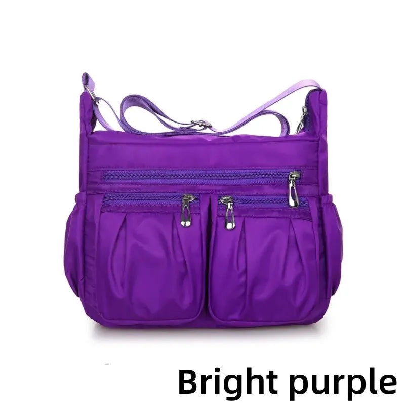 Women's Waterproof Nylon Crossbody Shoulder Bag