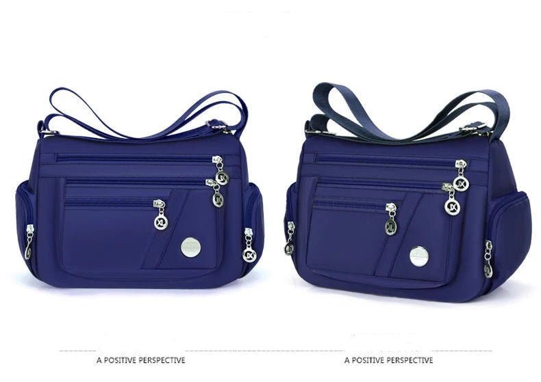 Women's Waterproof Nylon Crossbody Shoulder Bag