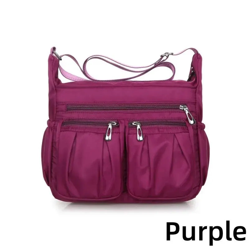 Women's Waterproof Nylon Crossbody Shoulder Bag