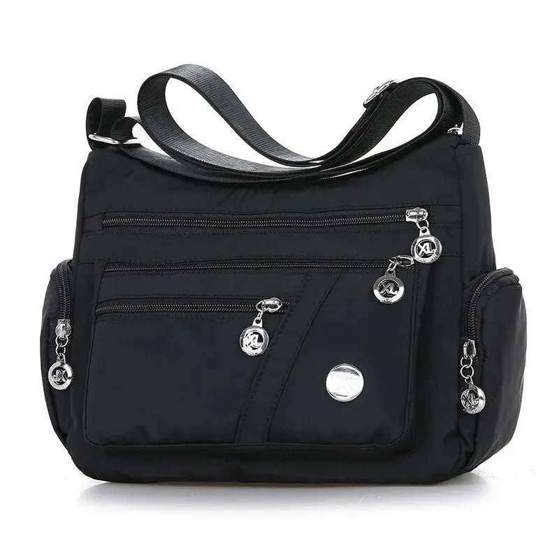Women's Waterproof Nylon Crossbody Shoulder Bag