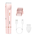 2-in-1 Electric Bikini Trimmer for Women – Painless, Waterproof & Rechargeable with Ceramic Blade