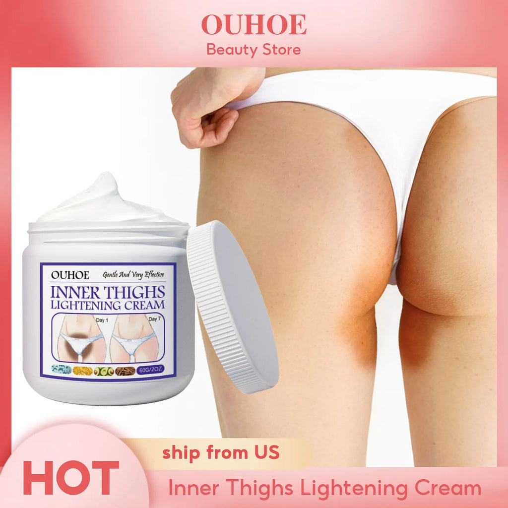 Ouhoe Skin Brightening & Lightening Cream — For Inner Thighs, Underarms, Bikini Area & Body