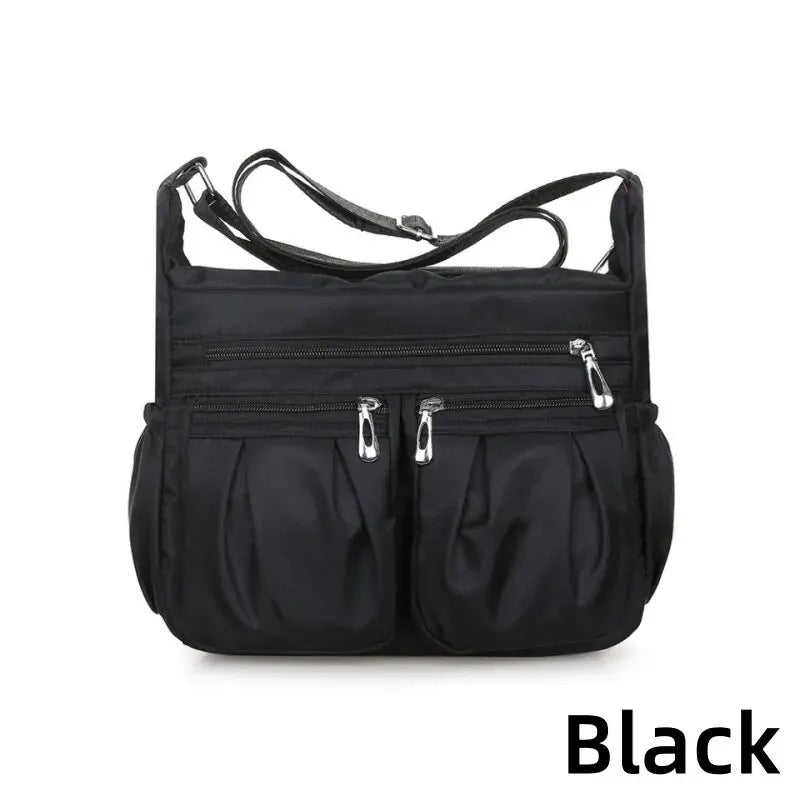 Women's Waterproof Nylon Crossbody Shoulder Bag