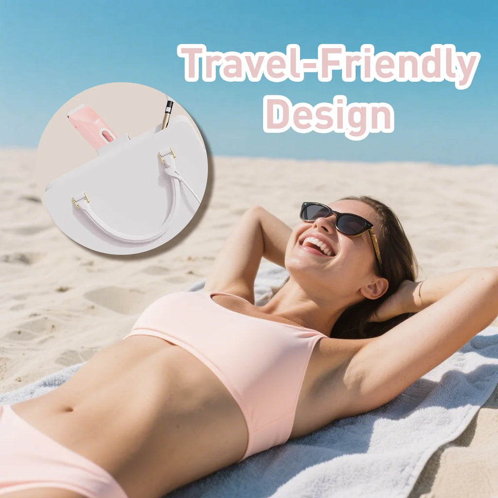 2-in-1 Electric Bikini Trimmer for Women – Painless, Waterproof & Rechargeable with Ceramic Blade