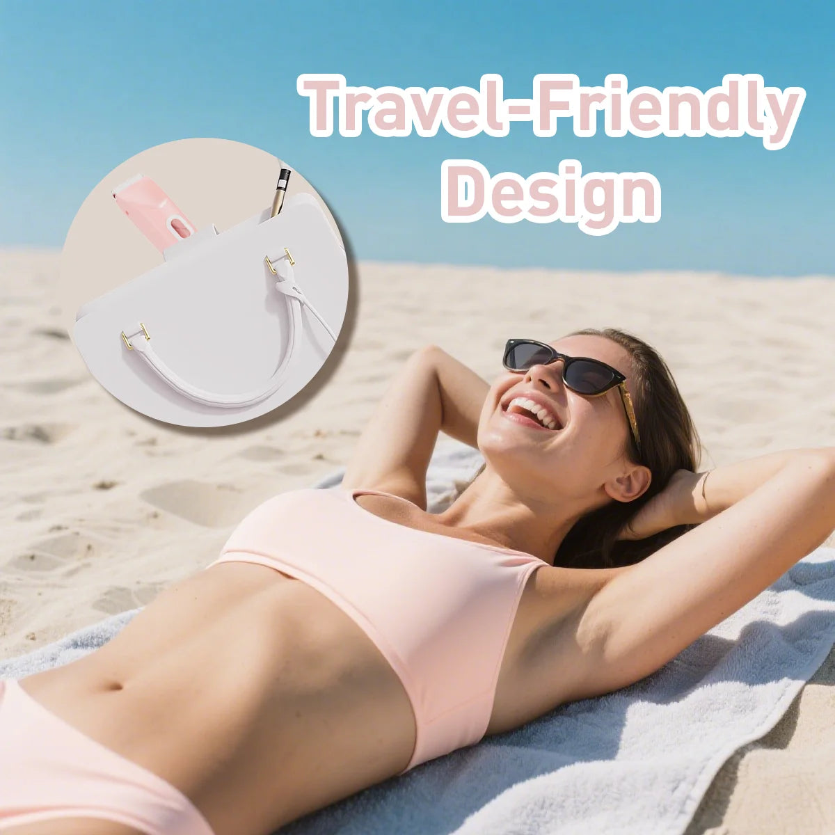 2-in-1 Electric Bikini Trimmer for Women – Painless, Waterproof & Rechargeable with Ceramic Blade