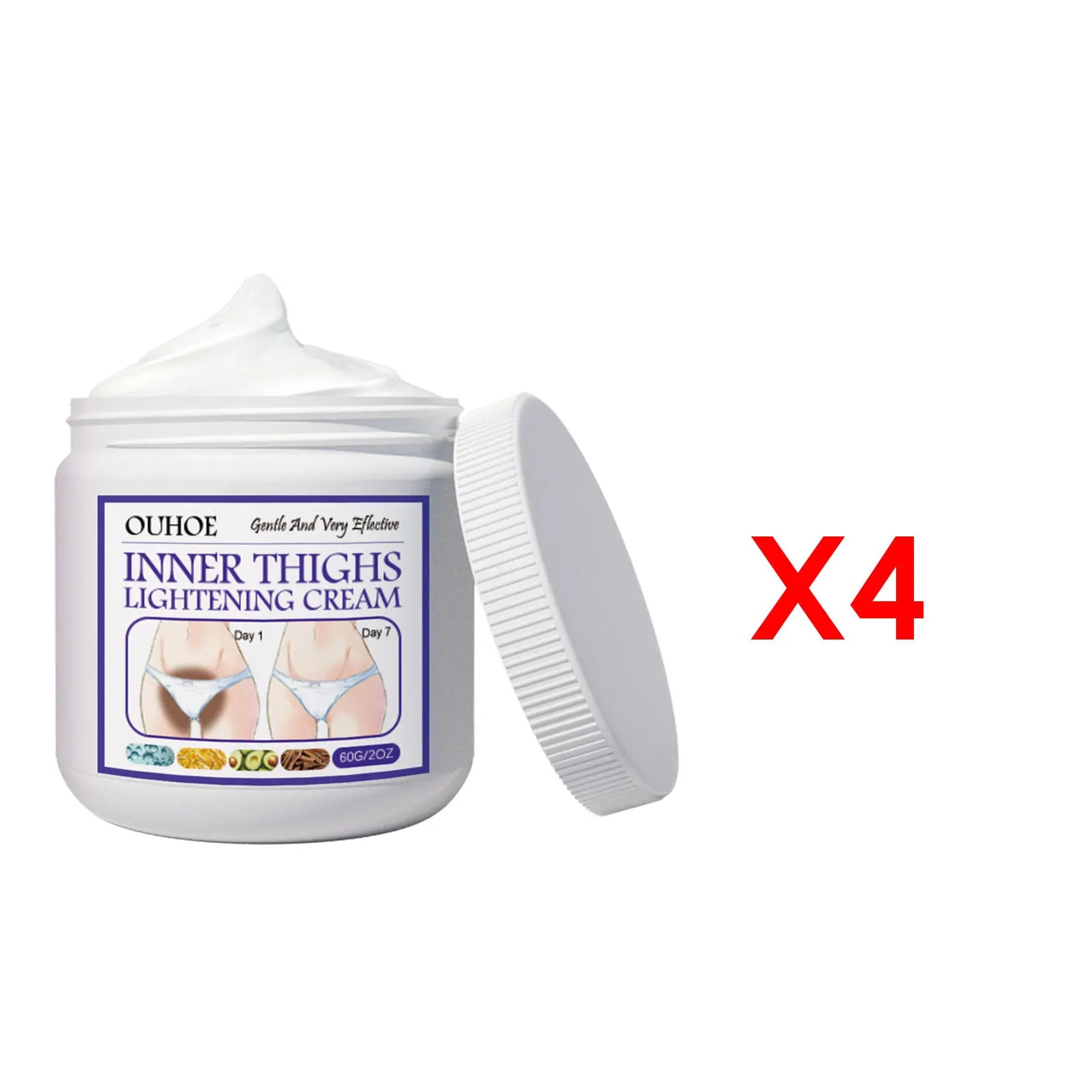 Ouhoe Skin Brightening & Lightening Cream — For Inner Thighs, Underarms, Bikini Area & Body
