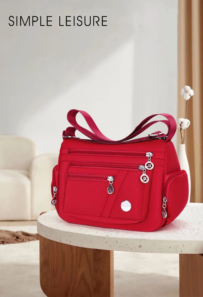 Women's Waterproof Nylon Crossbody Shoulder Bag