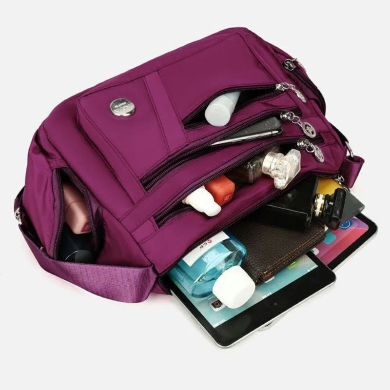 Women's Waterproof Nylon Crossbody Shoulder Bag