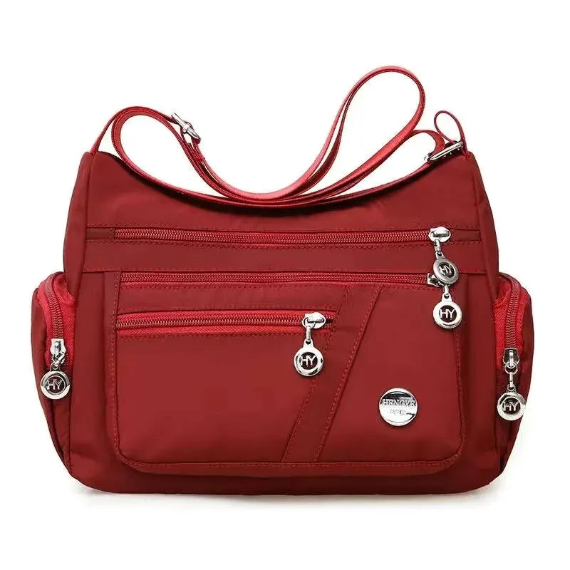 Women's Waterproof Nylon Crossbody Shoulder Bag