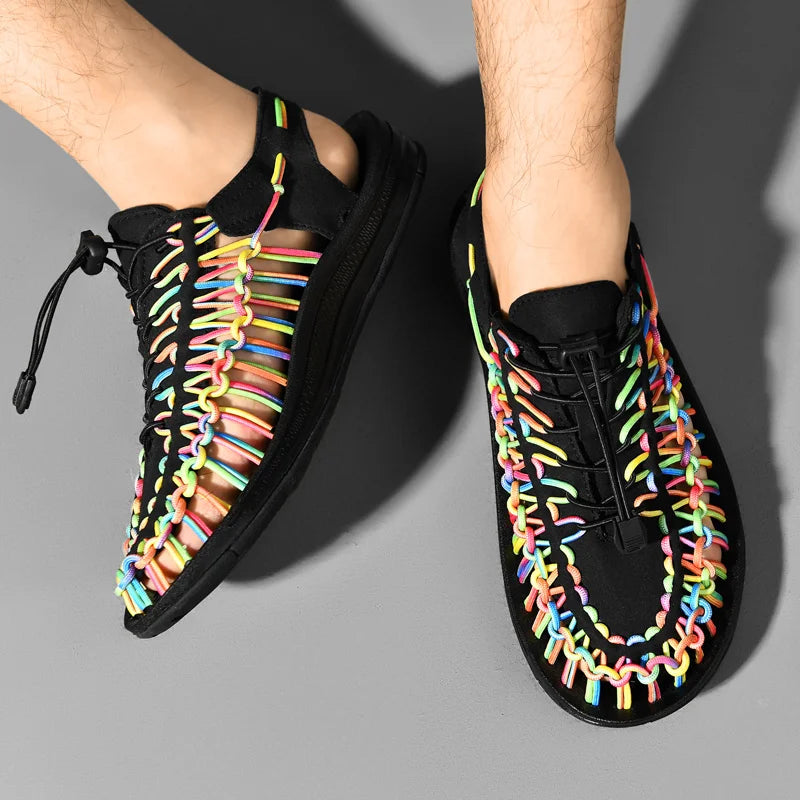 Men's Handwoven Beach Sandals
