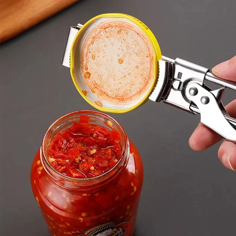 Adjustable Stainless Steel Jar & Bottle Opener – Universal, Labor-Saving Kitchen Tool