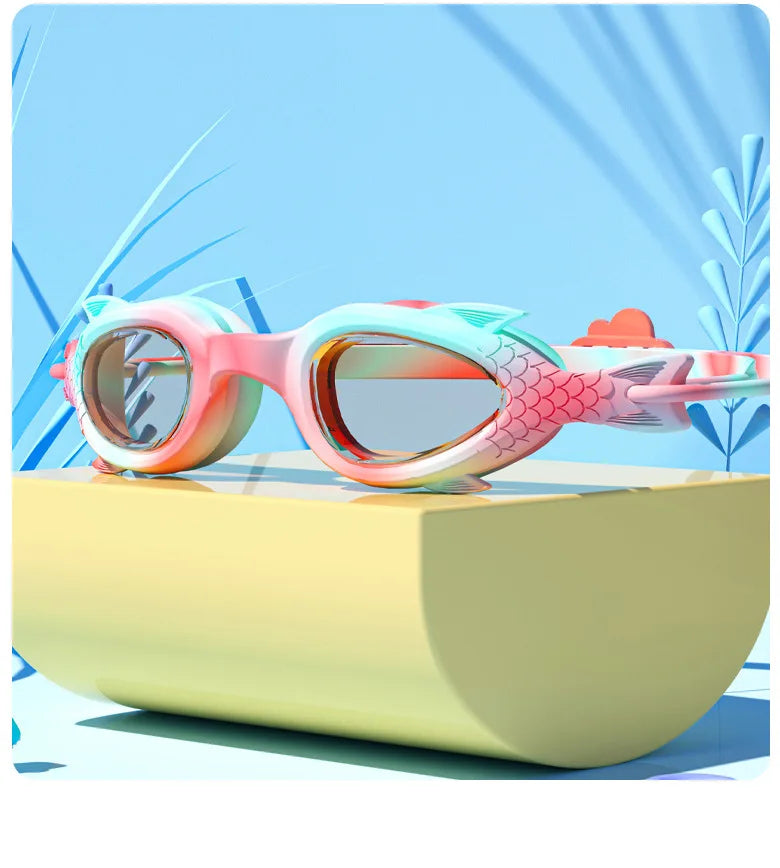 Swimming Goggles Waterproof Anti Fog High-definition Small Frame Goggles Professional Training Kid's swimming Goggles Equipment