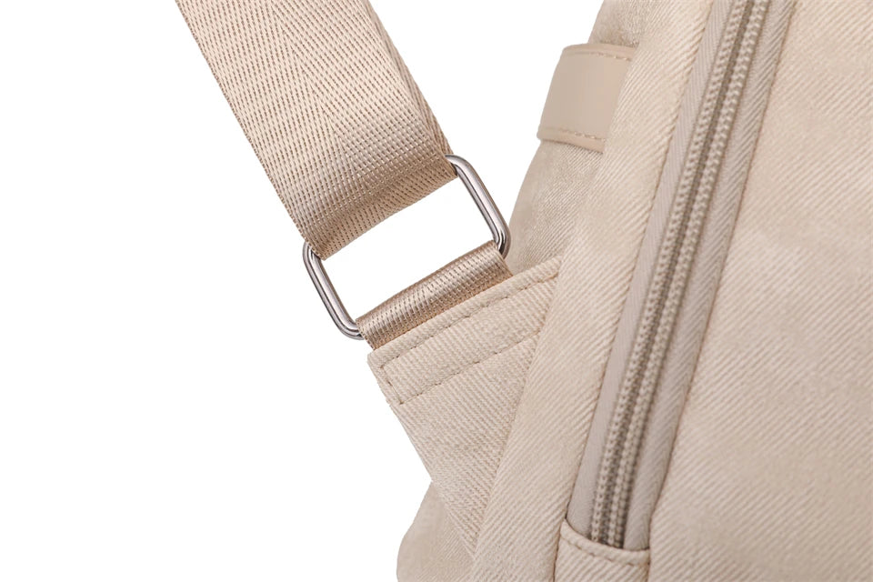 Women's PU Leather Backpack - Large Capacity Fashion Daypack with Tassel