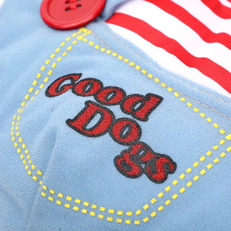 Halloween Cosplay Jumpsuit for Cats & Small Dogs with Foam Prop