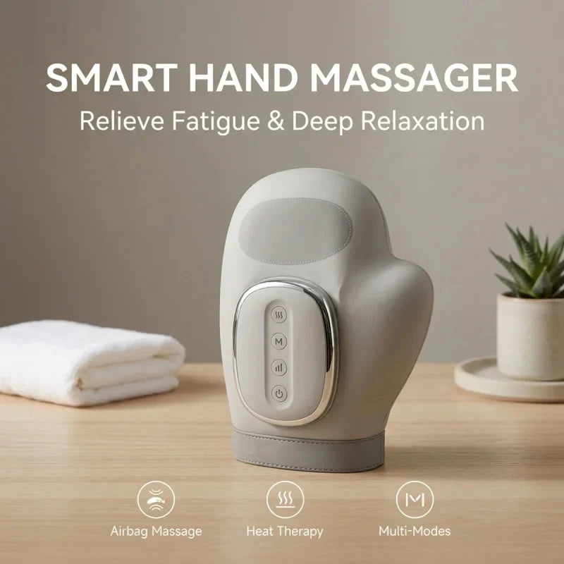Airbag Compression Hand Massager — Finger, Wrist & Palm Relief Glove