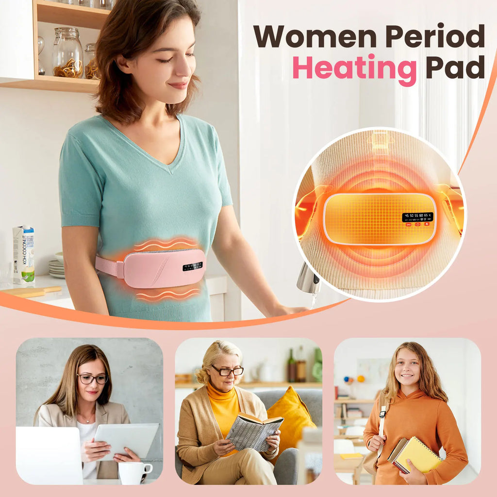 Ms.Dear Menstrual Heating Massage Belt — Heat & Vibration Period Relief