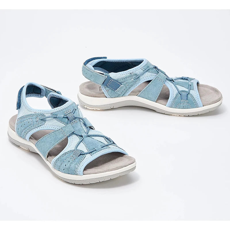 Women's Hollow-Out Drawstring Beach Sandals