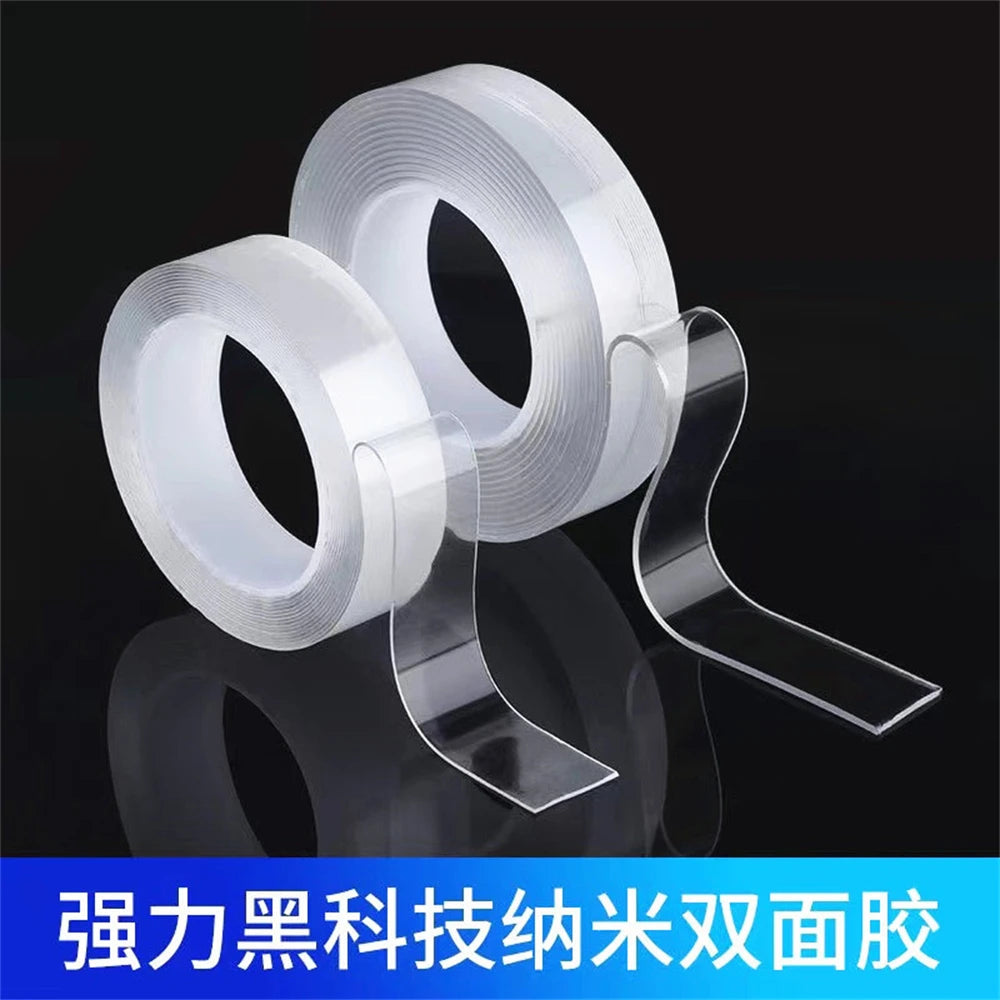 Nano Double-Sided Adhesive Tape – Waterproof, Reusable & Residue-Free | Home, Car & Office