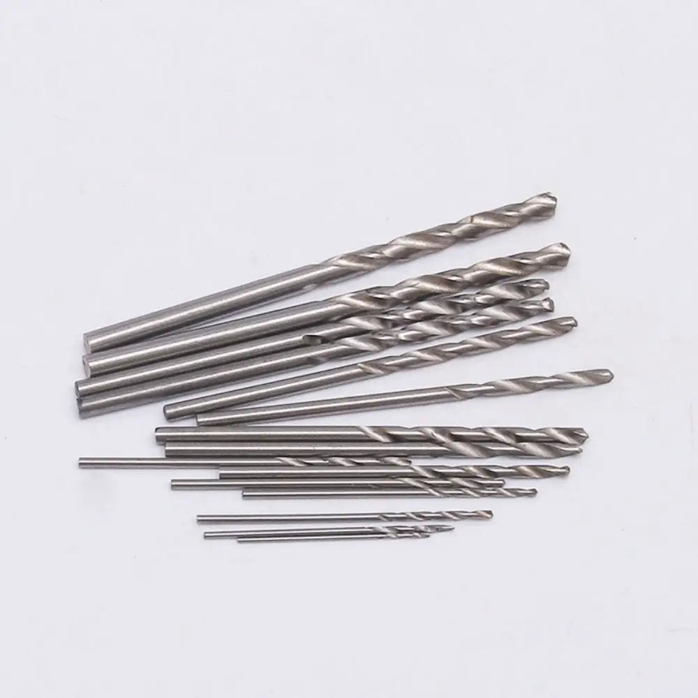 10pcs 0.5-3.0mm HSS Twist Drill Bit Set For Dremel Rotary Tool Straight Shank Mini Drill Bit Set High Speed Steel Hole Cutter