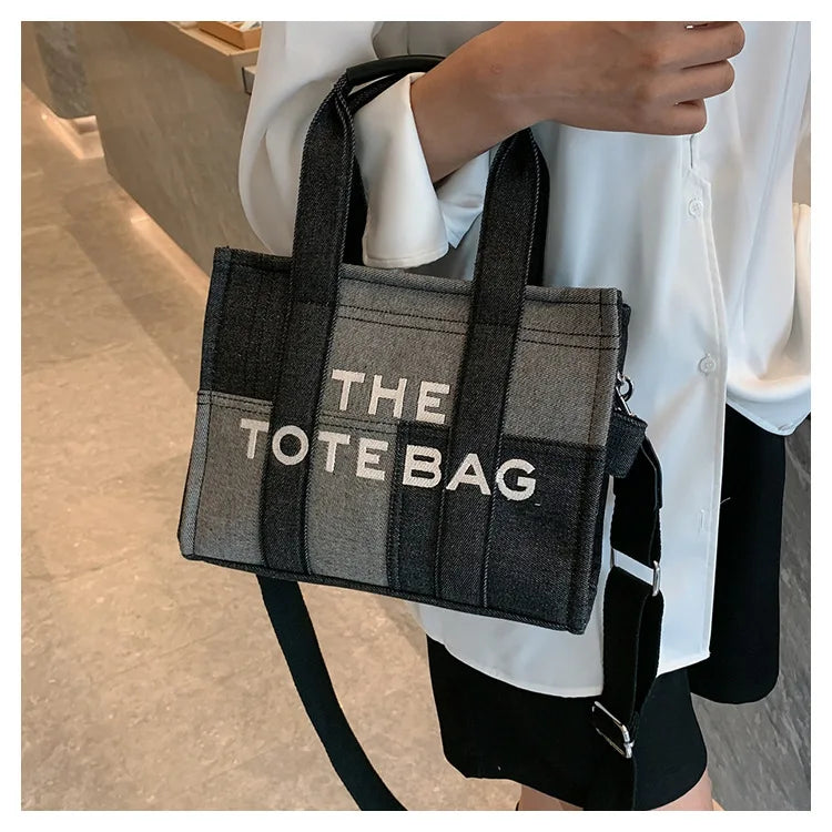 Women's Embroidered PU Leather Tote Crossbody Bag