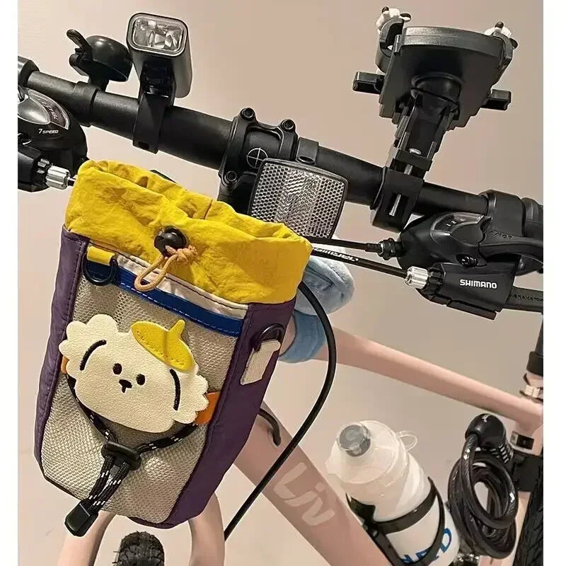 Cycling Handlebar Cup Holder Bag
