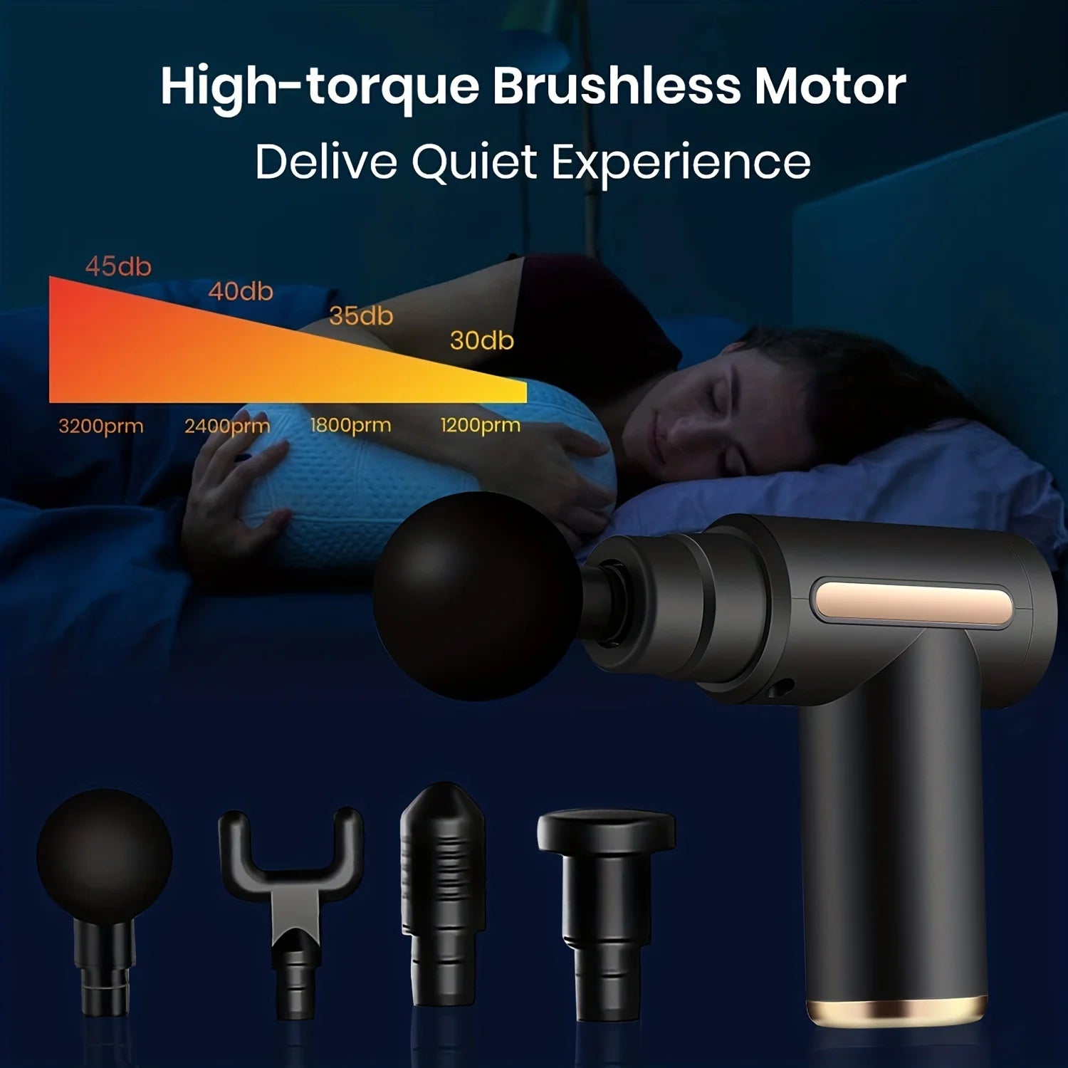FODRK Massage Gun — 30-Speed Deep Tissue Muscle Massager