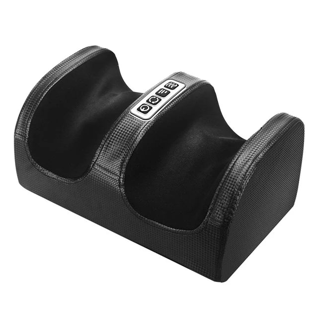 Electric Shiatsu Foot & Calf Massager with Heat | 12-Ball Kneading Relief
