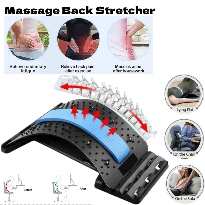Professional Waist & Back Massage Mat | Muscle Relaxation & Pain Relief Tool