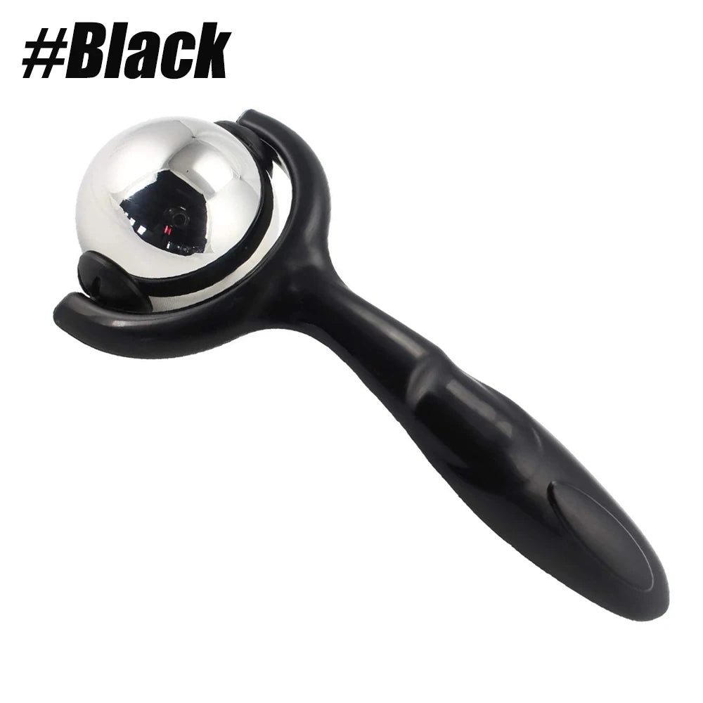 FITPERT Stainless Steel Massage Roller Ball | Hot & Cold Therapy for Muscle Pain Relief