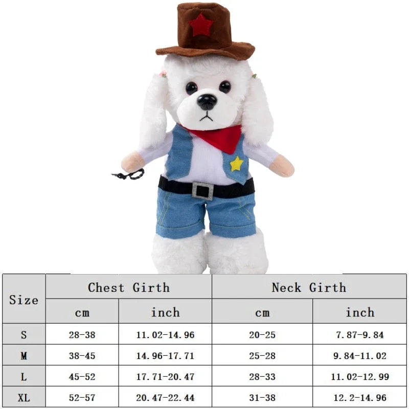 Funny Pet Dog Cosplay Dress - Halloween & Christmas Costume