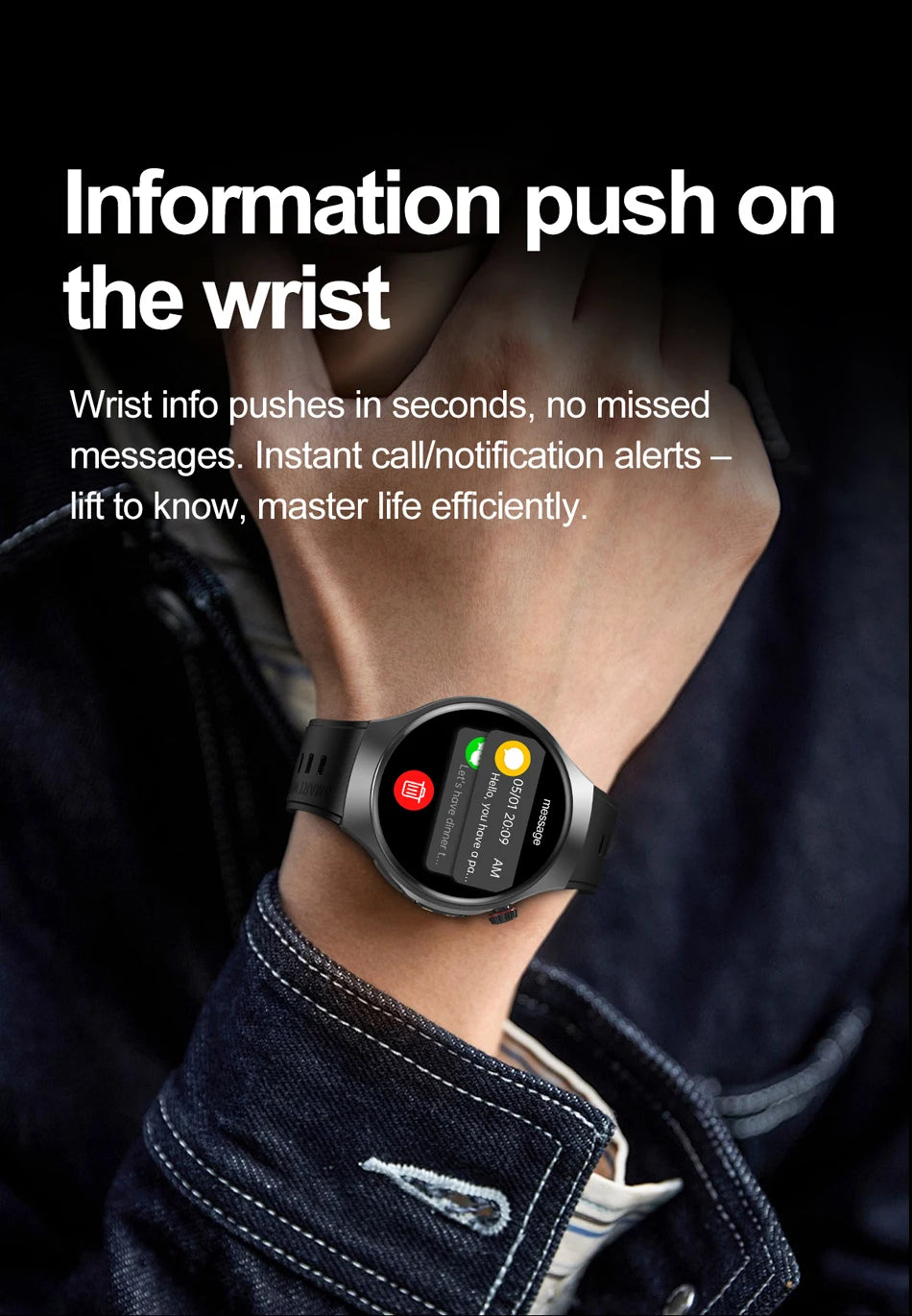 ChiBear Smartwatch - Bluetooth Calling, IP68, Heart Rate, 150+ Sports Modes