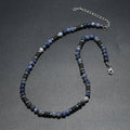 New Bohemian Men's Beaded Necklace Tiger Stone Natural Stone Fashion Trend Design Minimalist Necklace Commemorative Gift