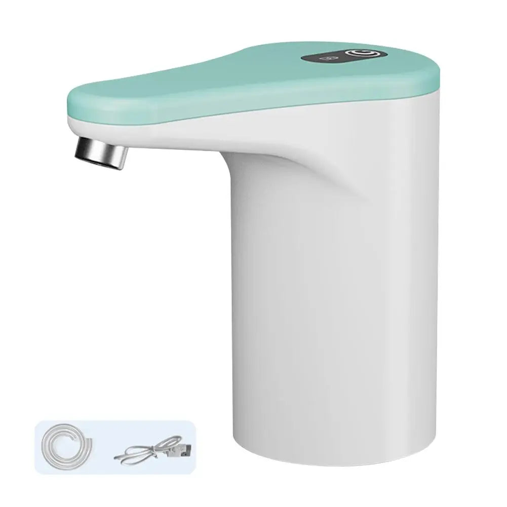 Electric Water Bottle Pump | USB Rechargeable, Ultra-Silent Dispenser for Kitchen, Office & Home