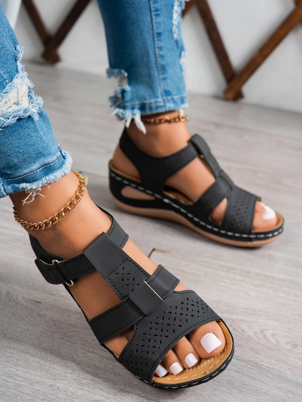 Women's High Wedge Platform Sandals