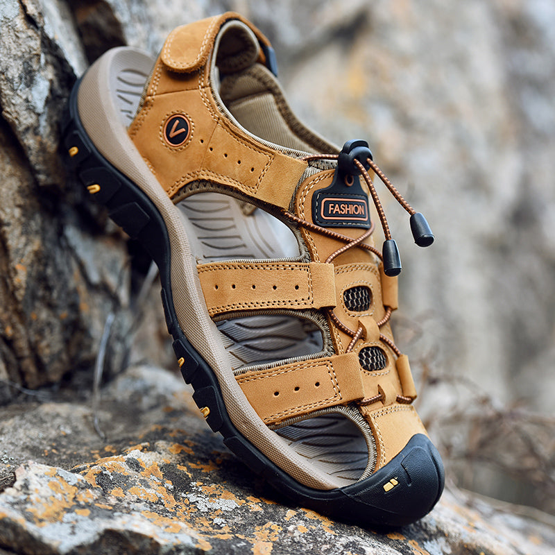 Men's Leather Roman Sandals