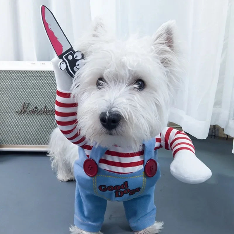 Funny Pet Dog Cosplay Dress - Halloween & Christmas Costume
