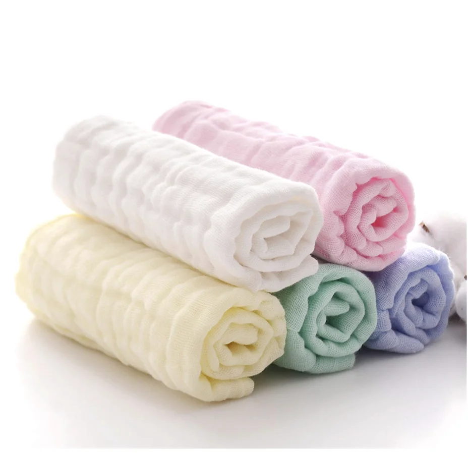 Soft Baby Washcloths - Natural Cotton, Newborn & Sensitive Skin Safe