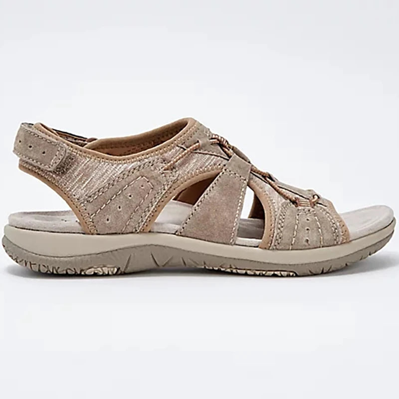Women's Hollow-Out Drawstring Beach Sandals