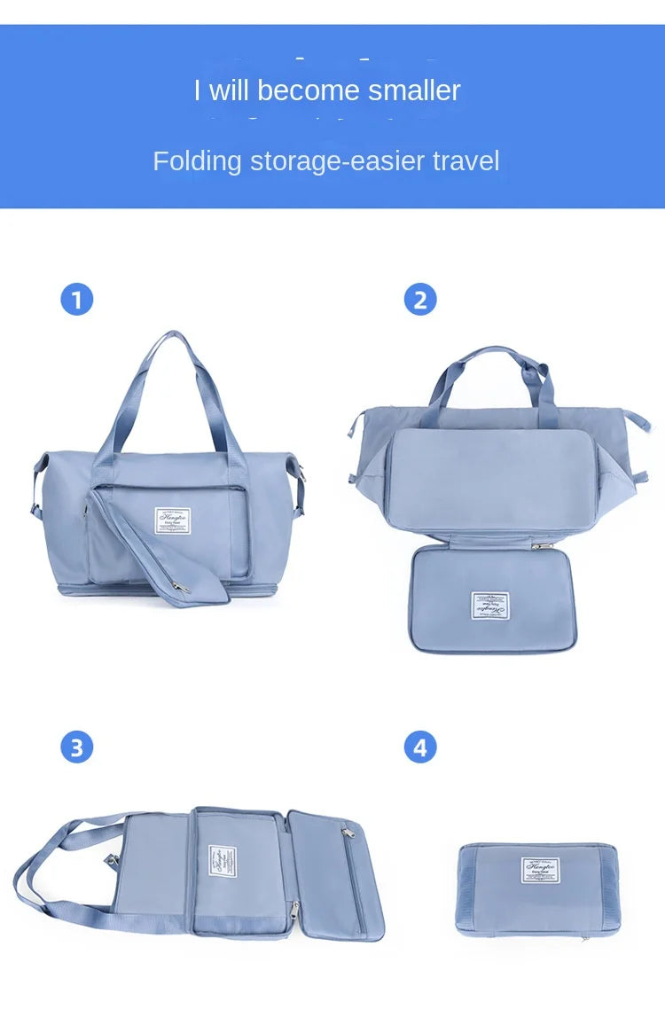 Large Capacity Foldable Waterproof Travel Bag