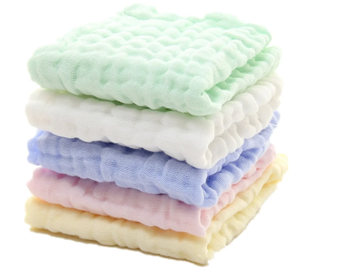Soft Baby Washcloths - Natural Cotton, Newborn & Sensitive Skin Safe