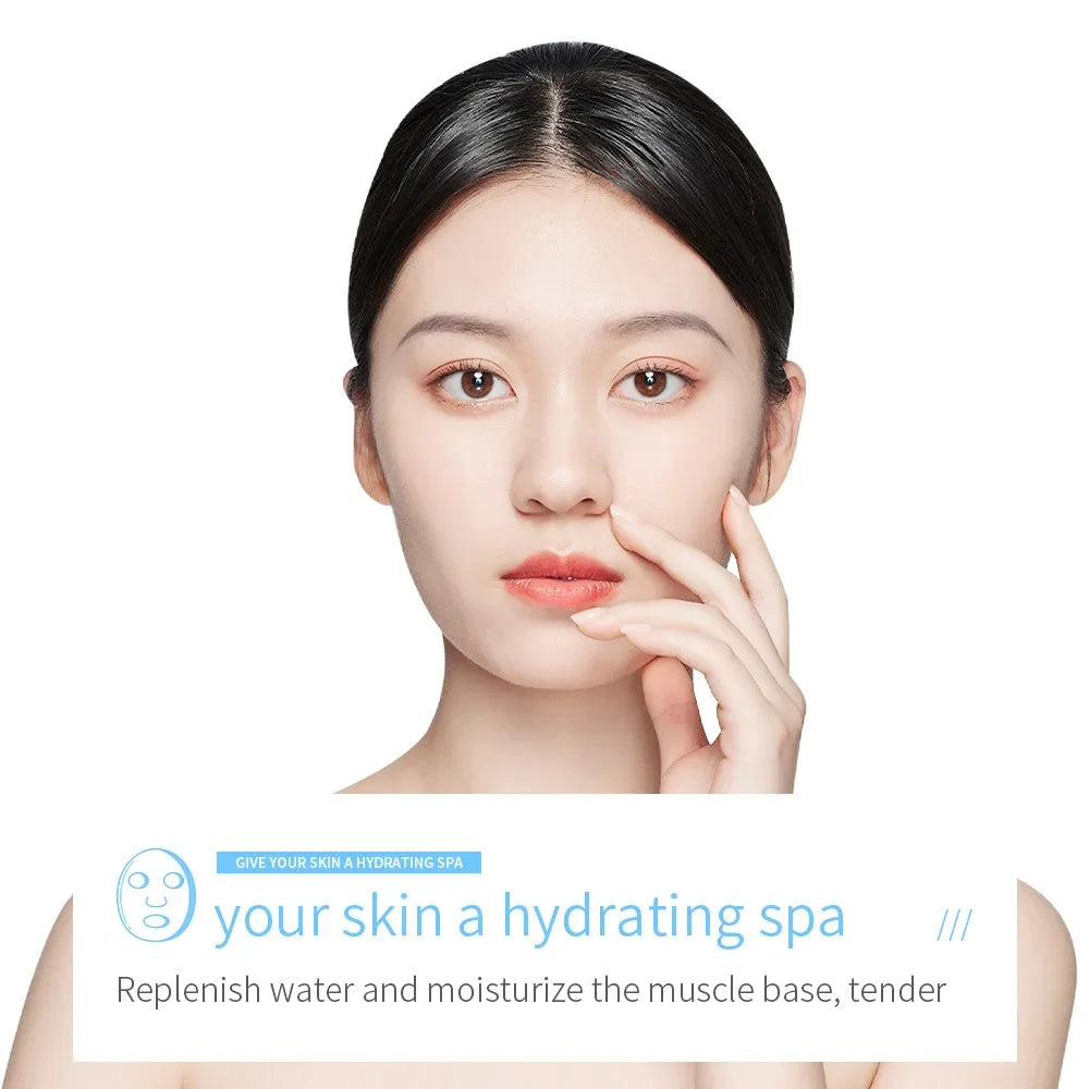 BIOAQUA 20-Piece Facial Sheet Mask Set - Vitamin C, Collagen, Hyaluronic Acid & More