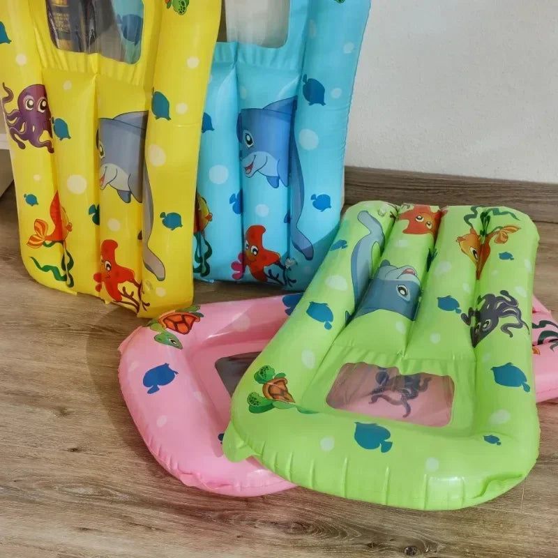 Inflatable Pool Floating Seat Swimming Ring Water Hammock Swimming Circle Pool  Water Play Tube Equipment.with 1 Manual Air Pump
