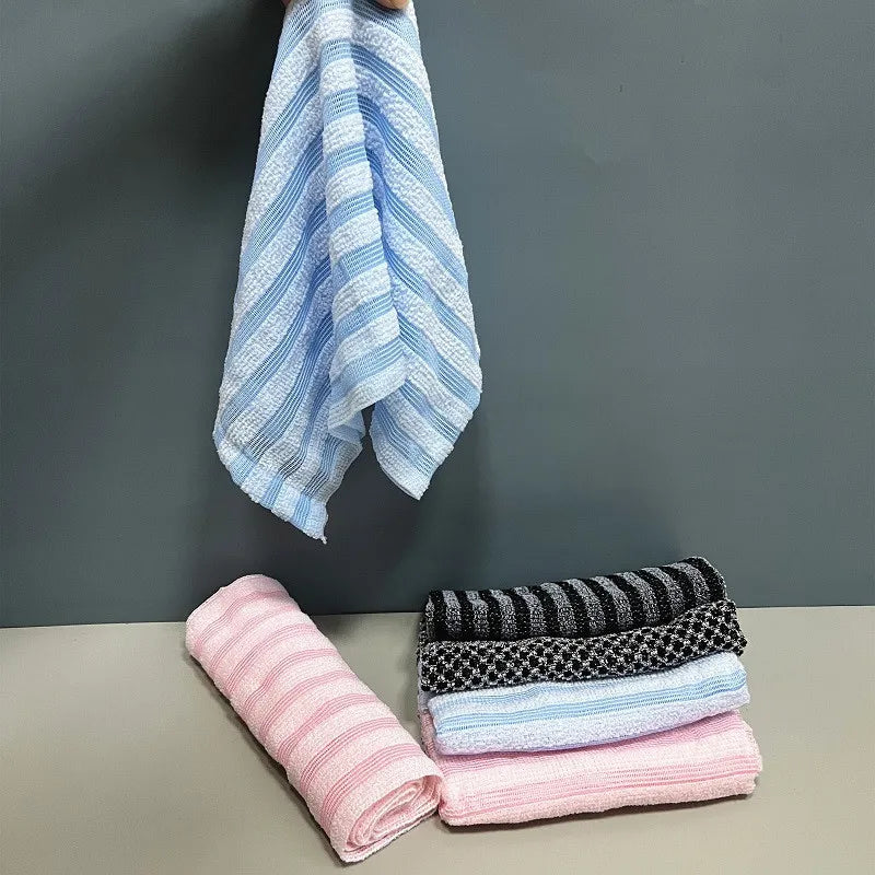 Japanese Exfoliating Bath Towel - Extra Long Back Scrubber, Two-Sided, Antibacterial