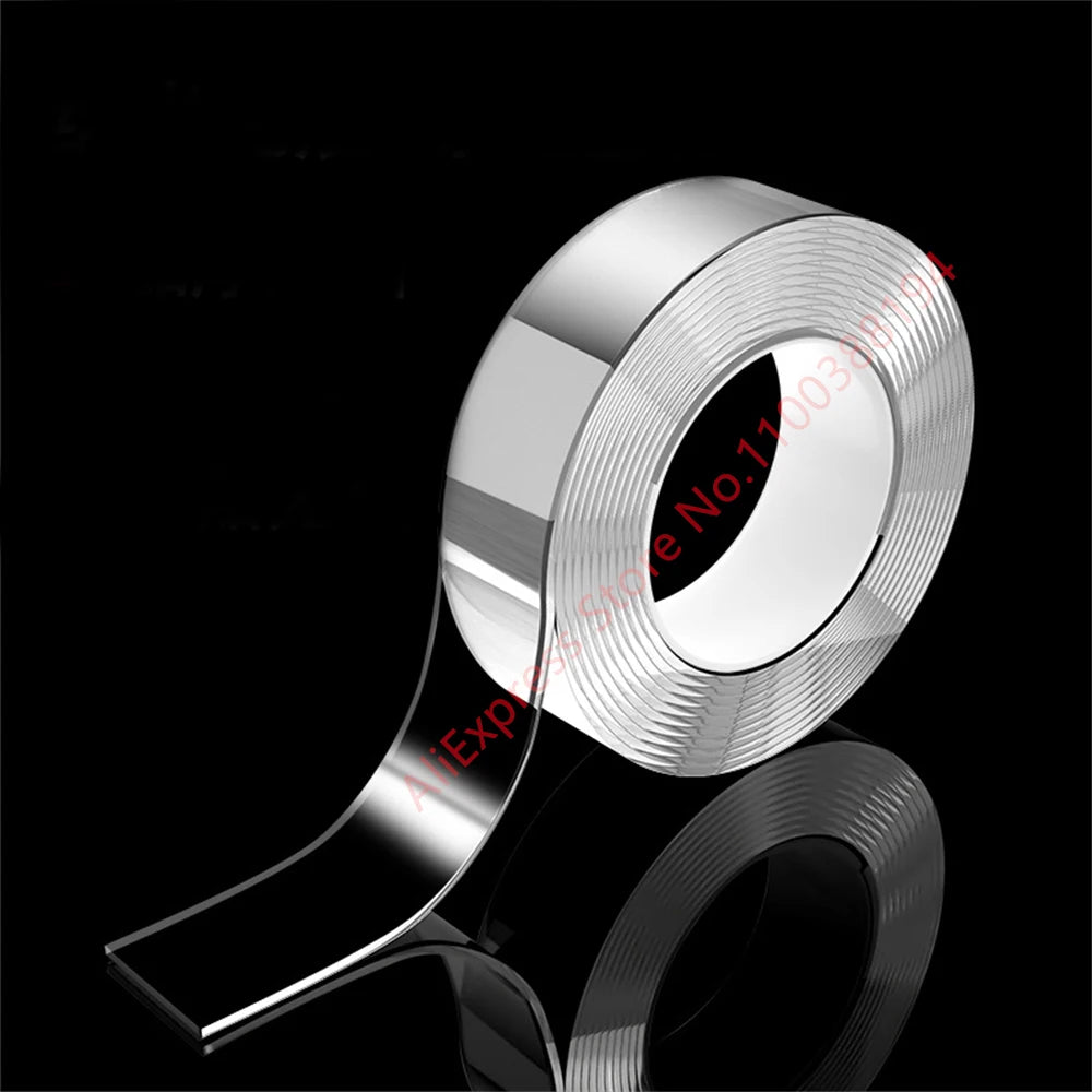 Nano Double-Sided Adhesive Tape – Waterproof, Reusable & Residue-Free | Home, Car & Office