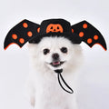 3-Piece Halloween Dog Cosplay Costume Set with Wig Hat & Prop