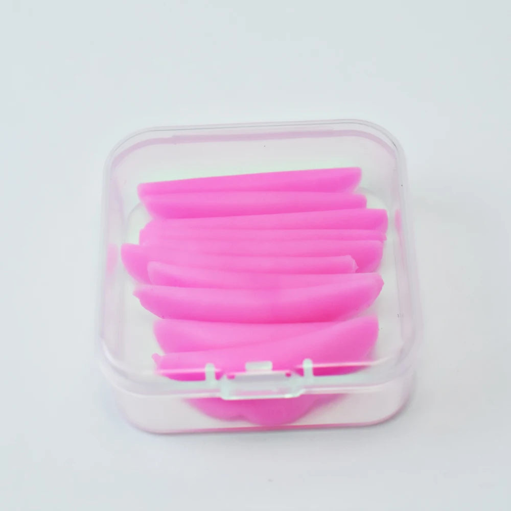 10-Piece Reusable Eyelash Lifting & Lamination Kit - Silicone Perm Rods