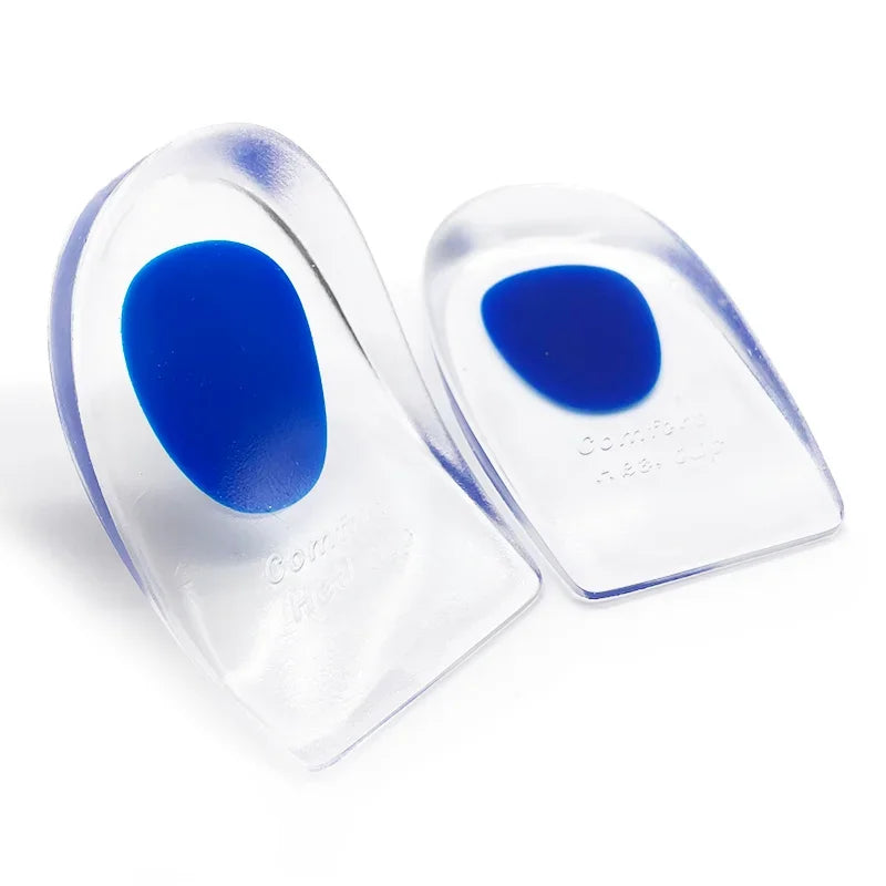 1Pair Gel insole silicone Men Women whole Cushion insoles soles relief foot pain Spur Support Shoe pad High Heel Inserts